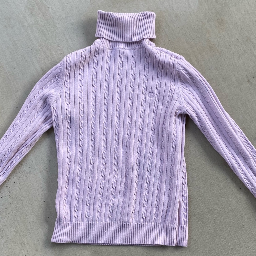 Trendy pink turtleneck